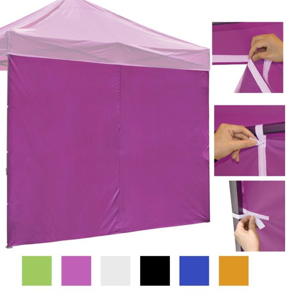 Canopy Sidewall Tent Walls 1080D 10X7Ft(1Pc./Pack)