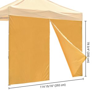 Canopy Sidewall With Zipper 1080D 9'7X6'8(1Pc./Pack)