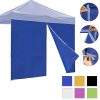 Canopy Sidewall Tent Walls With Zipper 1080D 10X7Ft(1Pc./Pack)