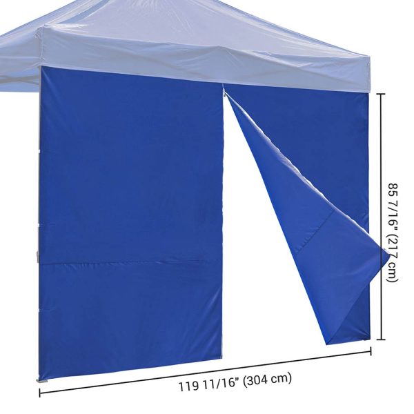 Canopy Sidewall Tent Walls With Zipper 1080D 10X7Ft(1Pc./Pack)