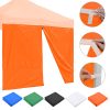 Canopy Sidewall Tent Walls With Zipper 10X7Ft Cpai-84