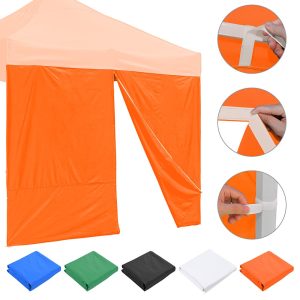 Canopy Sidewall Tent Walls With Zipper 10X7Ft Cpai-84