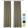 Tab Top Outdoor Patio Curtain, 54W X 84L 2Ct/Pack