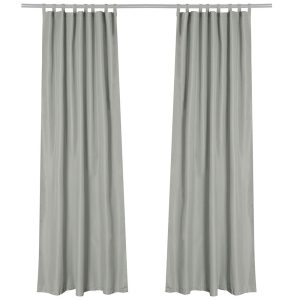 Tab Top Outdoor Patio Curtain, 54W X 108L 2Ct/Pack