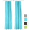 Tab Top Outdoor Patio Curtain 54W X 96L 2Ct/Pack