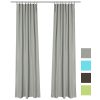 Tab Top Outdoor Patio Curtain, 54W X 108L 2Ct/Pack