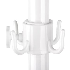 Beach Umbrella Hanging Hook 4-Prongs For 1.5 In Poles