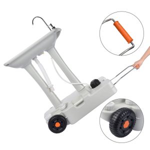 8Gal Portable Hand Washing Station With Foot Pump Handle