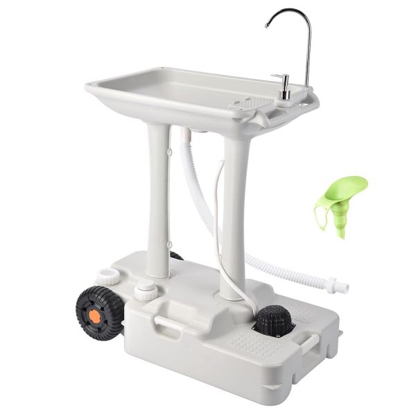 8Gal Portable Hand Washing Station With Foot Pump Handle