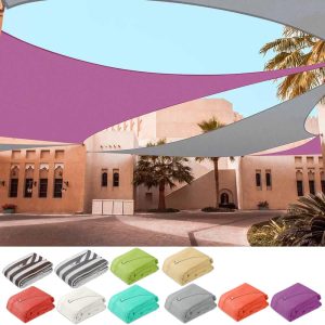 20'X16' Rectangle Outdoor Sunshade Sail Patio