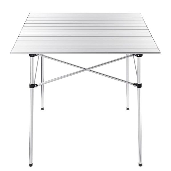 Aluminum Folding Camping Table Picnic Table 27X27.5In