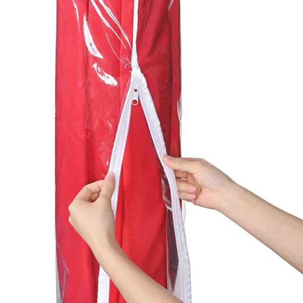 Outdoor Umbrella Cover With Zipper 65 In. Transparent