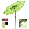 9-Foot Patio Umbrella With Solar Lights