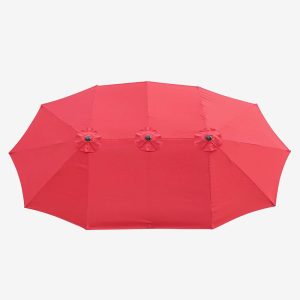 15'X9' Rectangular Patio Umbrella Color Options