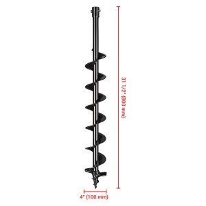 Earth Auger Bit 4 In. 6 In. 8 In. 10 In. 12 In. Size Optional