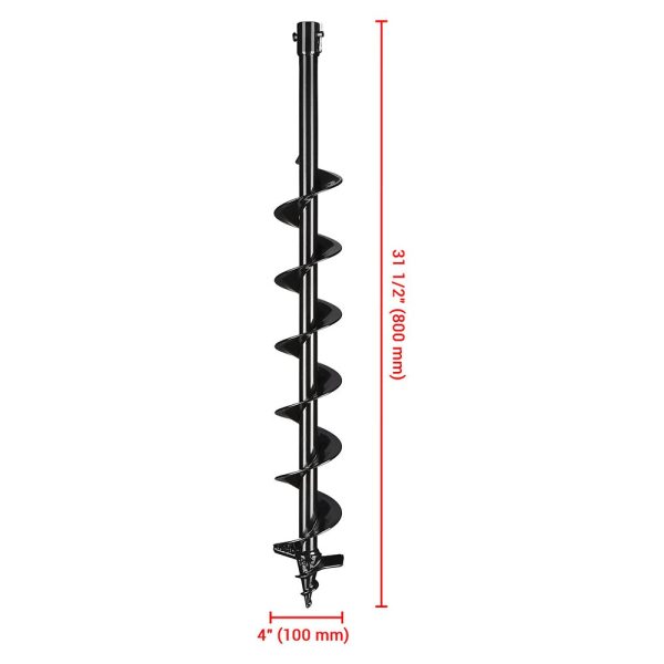 Earth Auger Bit 4 In. 6 In. 8 In. 10 In. 12 In. Size Optional