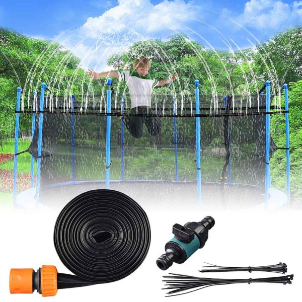 Trampoline Sprinkler Water Sprayer For Trampoline 39Ft