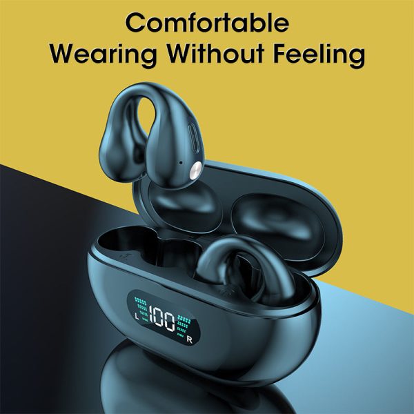 Bone Conduction Tws Earbuds Bluetooth 5.3 Touch Wireless