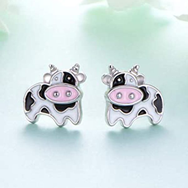 Cow Stud Earrings