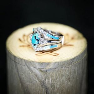 Turquoise Creative 3-Piece Ring