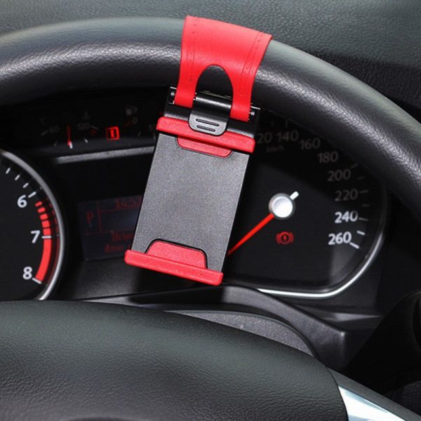 Car Steering Wheel Clip Mount Phone Holder