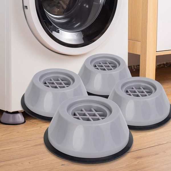 Universal Anti-Vibration Feet Pads Washing Machine Dryer Refrigerator Non-Slip Pads 4Pcs