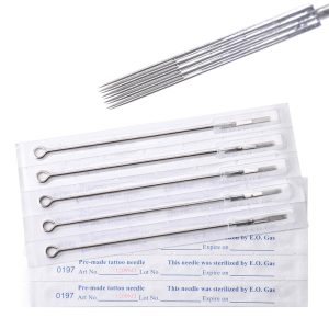 100Pcs Tattoo Needles Disposable Sterile Mixed Sizes