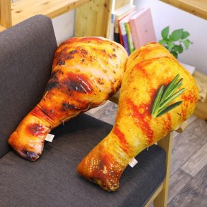 Chicken Leg Plush Dog Toy