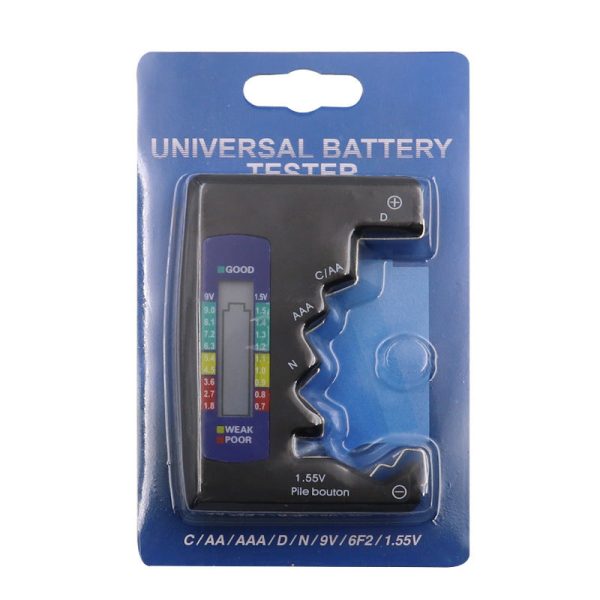 Universal Digital Battery Tester Lcd Aa Aaa 9V