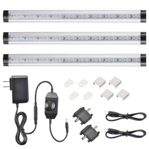 Led Under Cabinet Light Fixtures Bar Kit 3-Pack 11.5