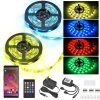 32Ft Color Changing Led Strip Lights Bluetooth App Music Remote