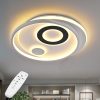 Led Flush Circle Ceiling Light With Remote