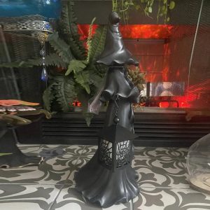 Witch With Lantern Decoration