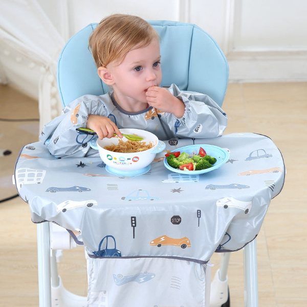 Baby Anti-Dirty Feeding Dining Chair Bib Cover