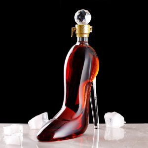 Elegant Glass High Heels Bottle