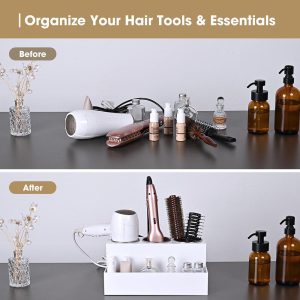 Hair Tool Organizer For Bathroom Dressing Table