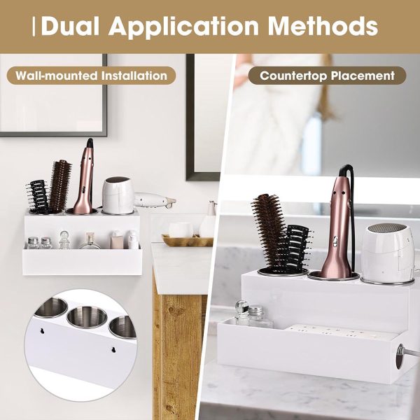 Hair Tool Organizer For Bathroom Dressing Table