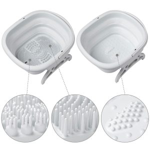 Collapsible Foot Bath Basin Soaking Tub With Cover