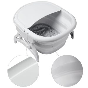 Collapsible Foot Bath Basin Soaking Tub With Cover