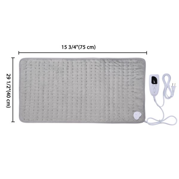 Washable Electric Heat Pad Moist Dry Heat 16X30 In