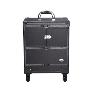 Rolling Makeup Case Lockable Cosmetic Case On 4 Wheels