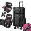 2In1 Nylon Pro Rolling Makeup Case With Drawers(8)