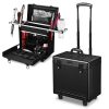 Rolling Hair Stylist Case Barber Case W/ Appliance Holder