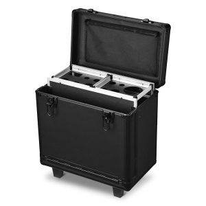 Rolling Hair Stylist Case Barber Case W/ Appliance Holder