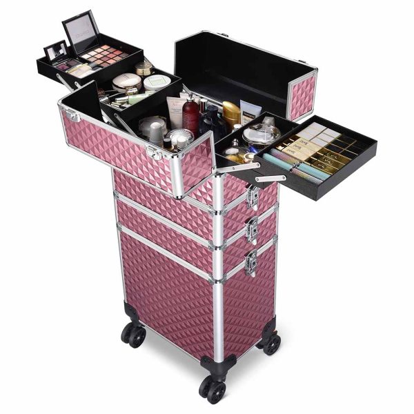 Rolling Makeup Case For Makeup Nail Artist Hairstylist