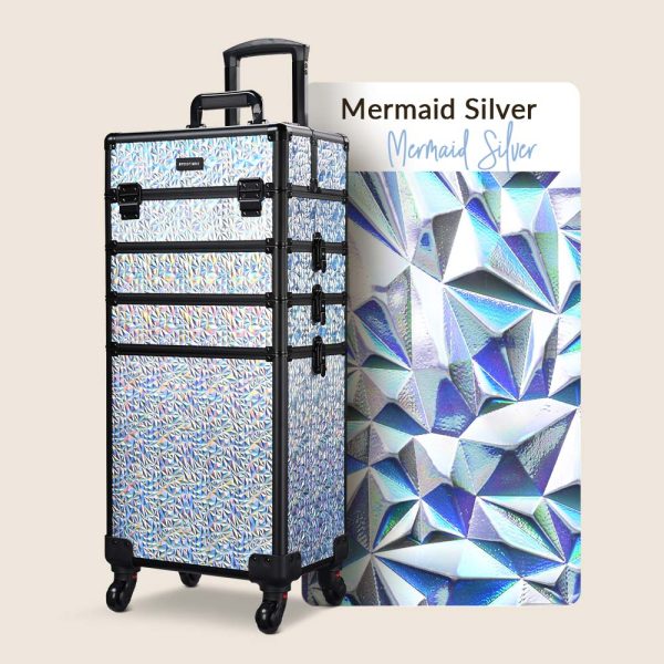 Mermaid Rolling Makeup Case Set(3)