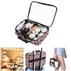 Cosmetic Makeup Bag Portable Clear Bag 14X10X3