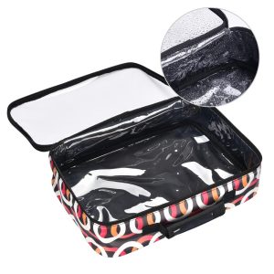 Cosmetic Makeup Bag Portable Clear Bag 14X10X3