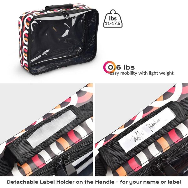 Cosmetic Makeup Bag Portable Clear Bag 14X10X3