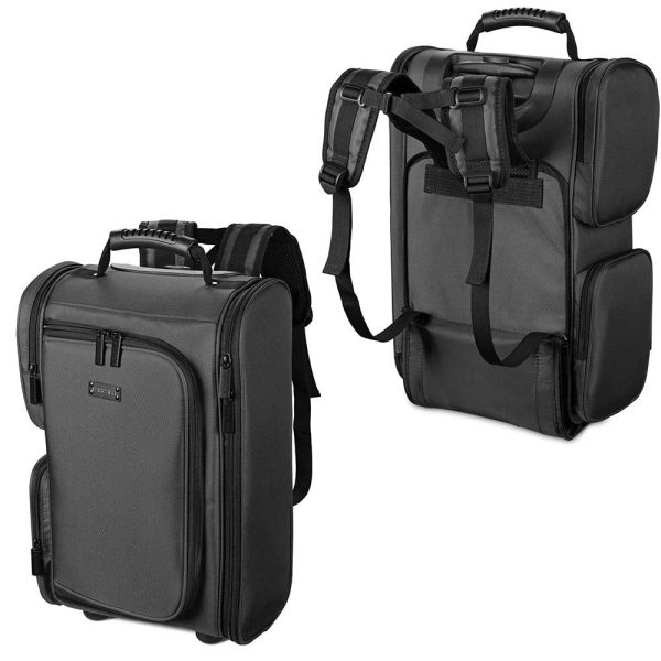 Rolling Backpack With Pouches Makeup Artist Case